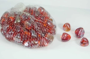Γυάλινες Διακοσμητικές Πέτρες Κόκκινο Περλέ 236163