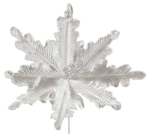 Χριστουγεννιάτικο Λουλούδι Άσπρο 25cm 236978