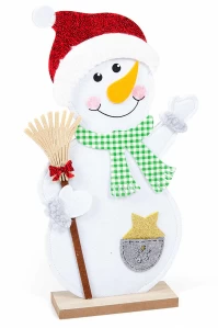 Χριστουγεννιάτικο Διακοσμητικό Χιονάνθρωπος 40cm 4965