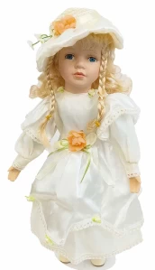 Διακοσμητική Κούκλα Πορσελάνης 41cm 603233