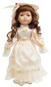 Διακοσμητική Κούκλα Πορσελάνης 41cm 603172