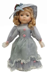 Διακοσμητική Κούκλα Πορσελάνης 41cm 603080