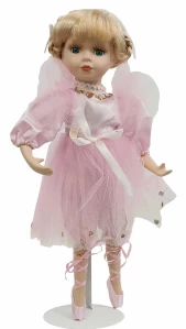 Διακοσμητική Κούκλα Πορσελάνης Μπαλαρίνα 40cm 200930a