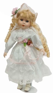 Διακοσμητική Κούκλα Πορσελάνης 41cm 602175
