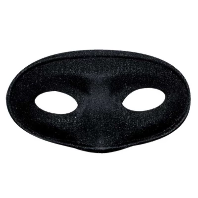 Αποκριάτικη Μάσκα Ματιών Ντόμινο Μαύρη 6403W -  315118