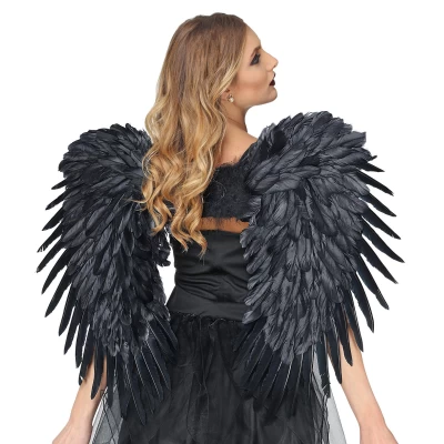 Φτερά Άγγέλου Μαύρα 80x60 cm Deluxe 313634