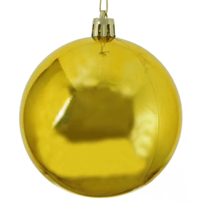 Χριστουγεννιάτικη Μπάλα Χρυσή 10cm 234517