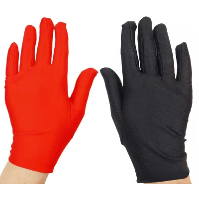 Αποκριάτικα Γάντια Κόκκινο Μαύρο 316842b