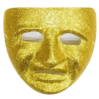 Αποκριάτικη Μάσκα Χρυσή 73253