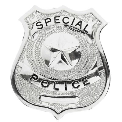 Αποκριάτικο Σήμα Αστυνομικού Μεταλλικό 318003 