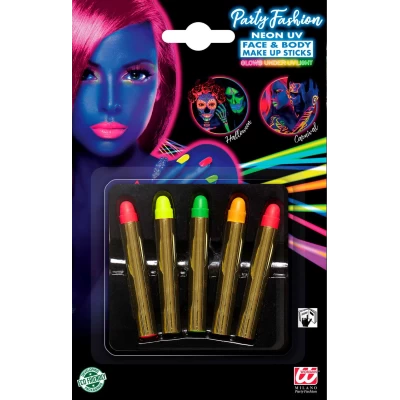 Μακιγιάζ 5 Χρώματα Μολύβια Neon 50004