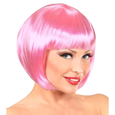Αποκριάτικη Περούκα Ροζ - Soft Pink 318335
