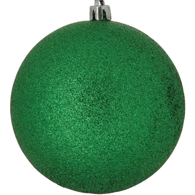 Χριστουγεννιάτικη Μπάλα Πράσινη με Glitter 10cm 144164