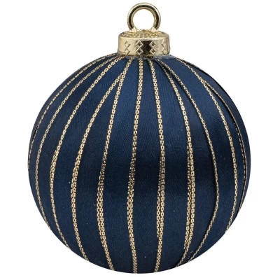 Μπλέ Χριστουγεννιάτικη Μπάλα 8cm 23621