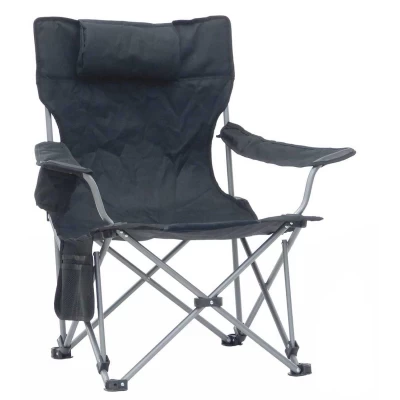 WM Καρέκλα Τσαντάκι με Πτυσσόμενη Πλάτη - WTR-02 Black - 120kg