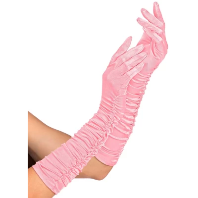 Γάντια Ροζ Satin Elastane 44cm 318619