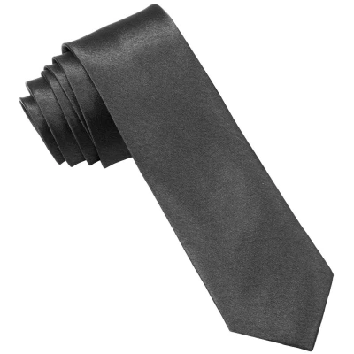 Slim Γραβάτα Μαύρη Satin 318438