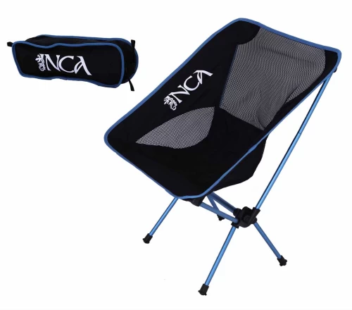 Καρέκλα Παραλίας Αλουμινίου INCA Μαύρο/Μπλε - Κωδικός YYL-YF1-BB