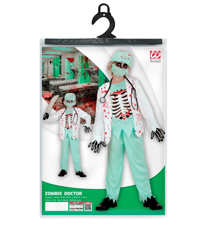 Αποκριάτικη Στολή Zombie Doctor 0576 - 314394 (Preview 3)
