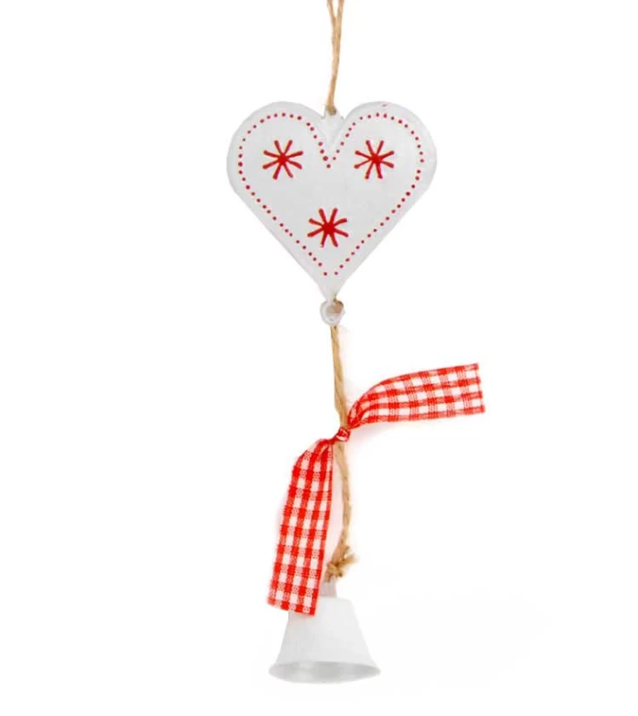 Καρδούλα Χριστουγεννιάτικο Στολίδι 23/6cm 137869e (Preview 1)