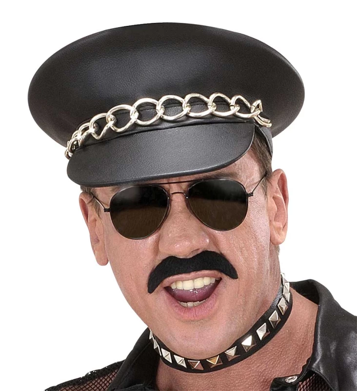 Αποκριάτικο Καπέλο Πάνκ Vinyl με Αλυσίδα 314115 (Preview 3)
