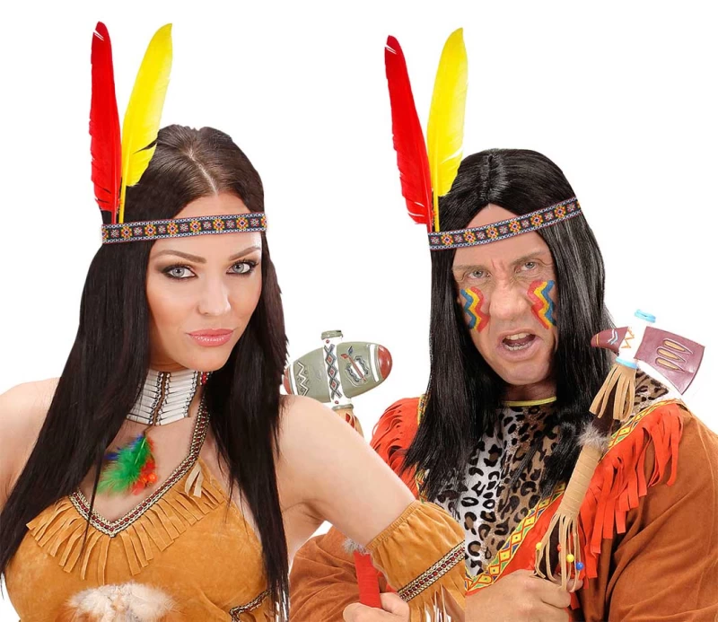 Αποκριάτικη Κορδέλα Ινδιάνου με 2 Φτερά 312027 (Preview 1)