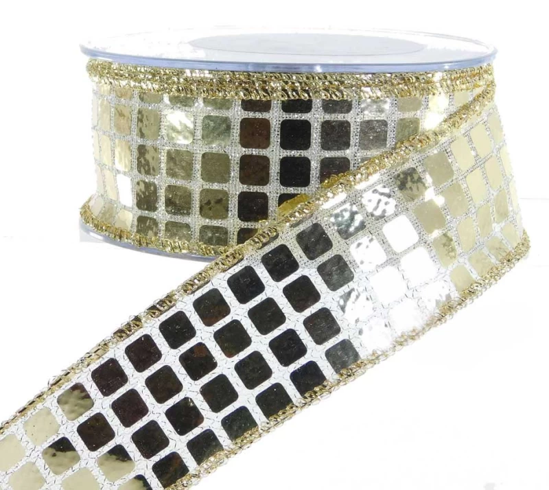 Κορδέλα Χρυσή 10m x4.5cm 47848 (Preview 1)