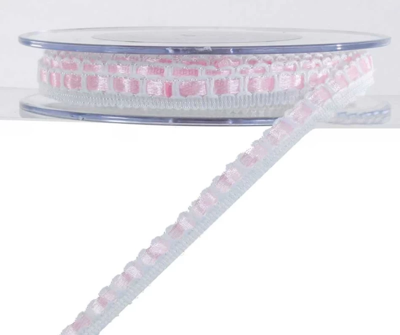 Κορδέλα Φυτίλι με Σατέν Ρόζ 9.1m x1cm 50816 (Preview 1)