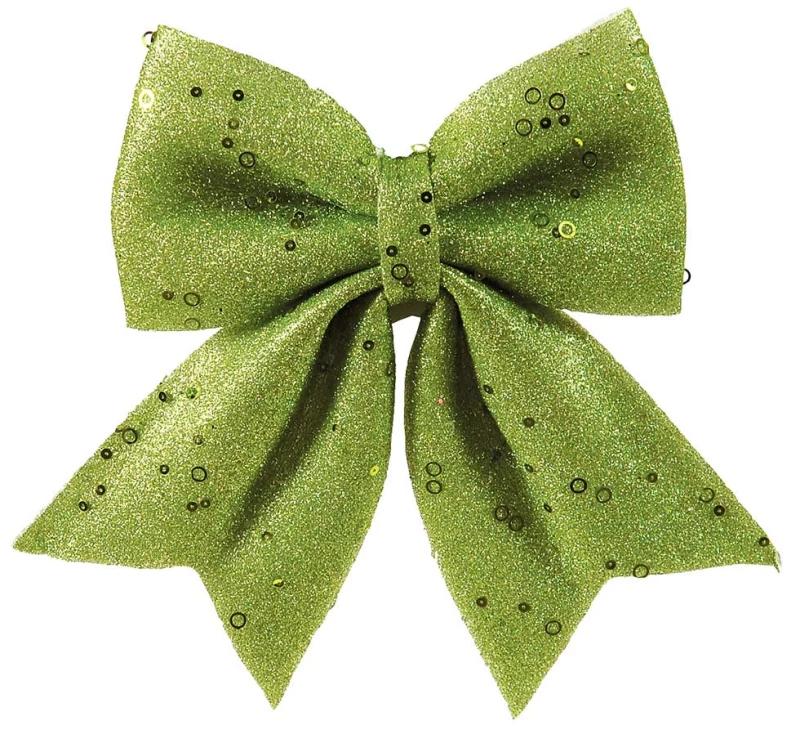 Χριστουγεννιάτικος Φιόγκος Πράσινος 20x h25cm 154756 (Preview 1)