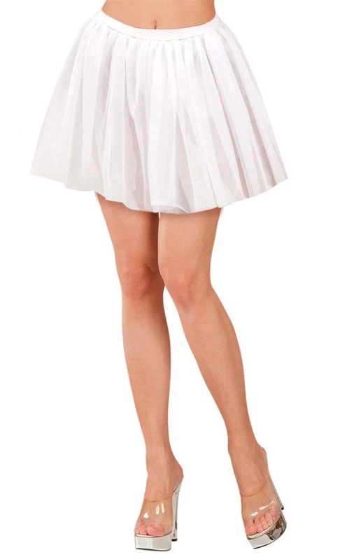 Αποκριάτικη Φούστα Ενηλίκων Tutu Άσπρη 1747W - 311917 (Preview 1)