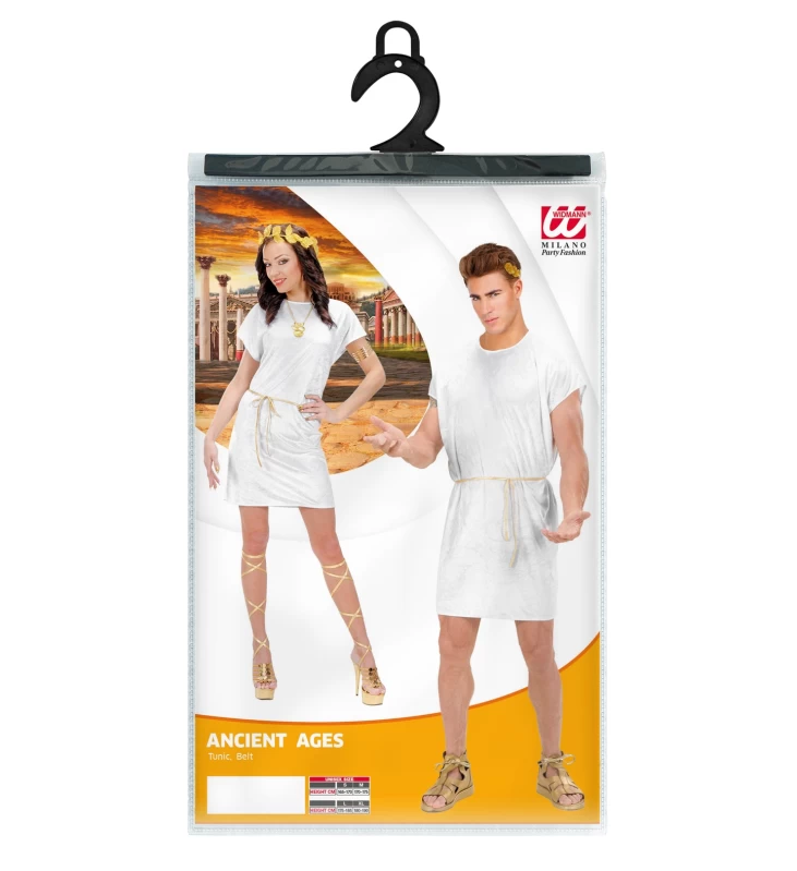 Φόρεμα Άσπρο Unisex 7171 - 311903 (Preview 2)