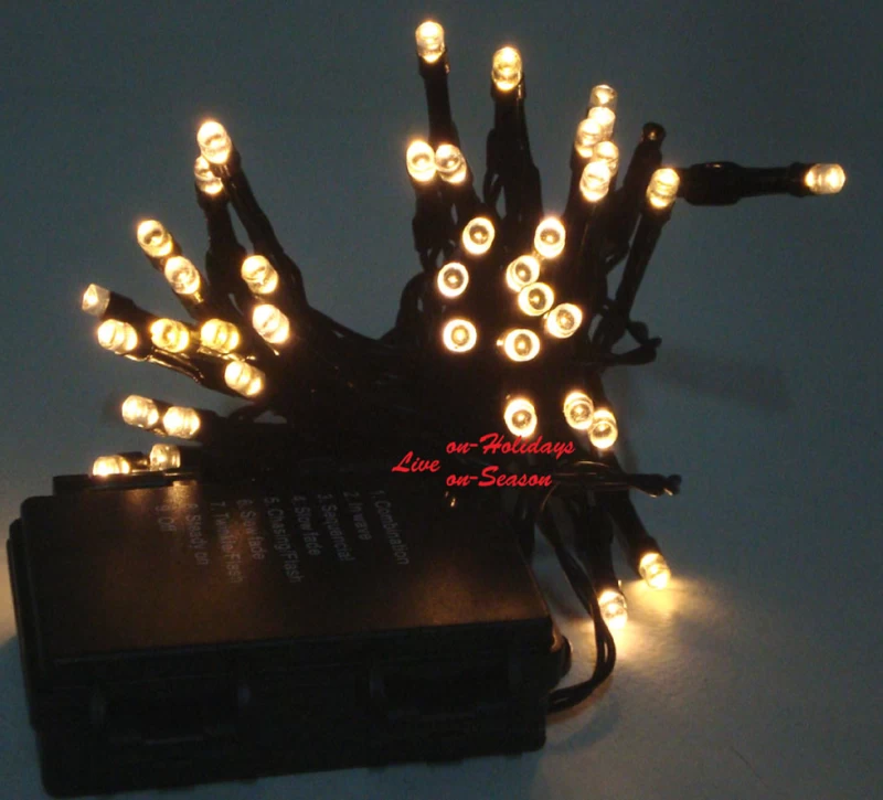 24 Led B/WW 261677 με Χρονοδιακόπτη & Function Memory Μπαταρίας - IP44 (Preview 1)