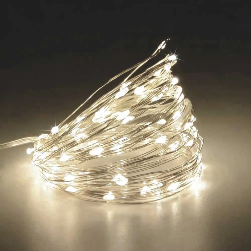 50 Micro Led S/Clear 5m 232239 Σταθερά Φωτάκια Μπαταρίας (Preview 1)