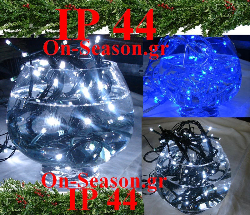 Νιφάδα Φωτοσωλήνα Λευκή με Πρόγραμμα 37cm 233481 - IP44  (Preview 2)