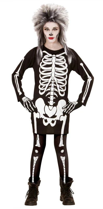 Παιδικό Καλσόν Σκελετού Halloween 70 DEN 314736 από 11 έως 14 ετών (Preview 4)