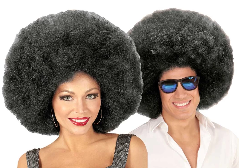 Αποκριάτικη Περούκα Άφρο 315074 Deluxe (Preview 1)