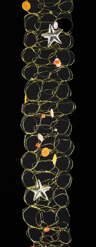 Χριστουγεννιάτικη Διακοσμητική Γιρλάντα Χρυσή 170cm 9782816 (Preview 1)