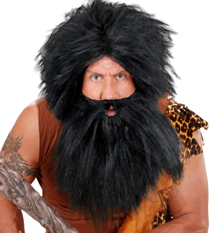 Set Περούκα με Μούσι & Μουστάκι Deluxe 316415 (Preview 3)