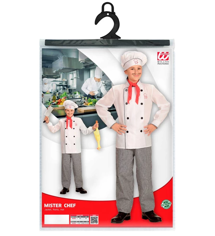 Αποκριάτικη Στολή Μάγειρας Chef 0861 - 316573 (Preview 5)