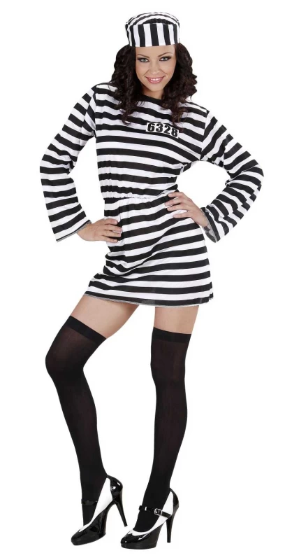 Αποκριάτικη Στολή Sexy Φυλακισμένη 3498 - 316354 (Preview 1)