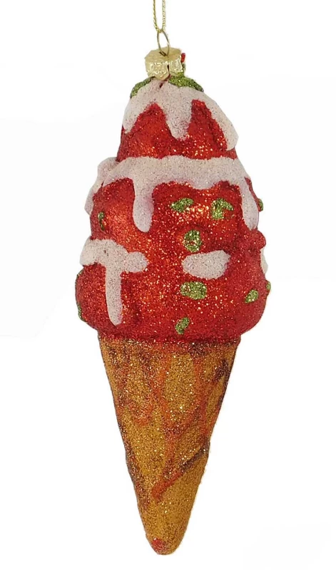 Χριστουγεννιάτικο Στολίδι Παγωτό 17cm 176479 (Preview 1)