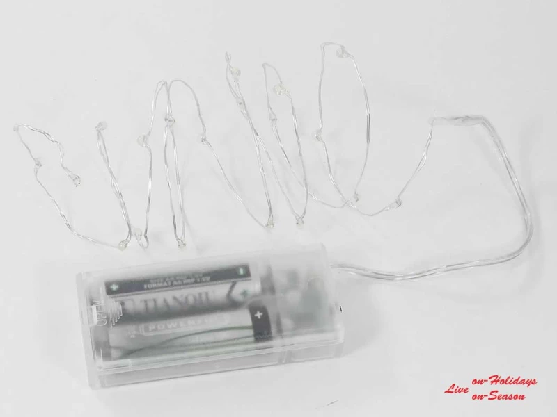 20 Micro Led S/Clear με Χρονοδιακόπτη 299670 Σταθερά Φωτάκια Μπαταρίας (Preview 2)