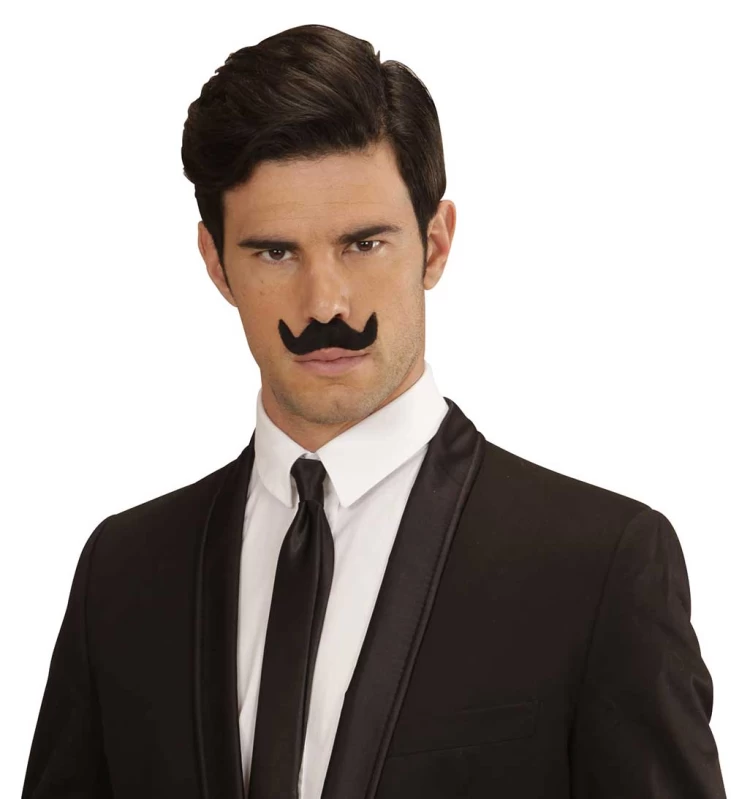 Σετ 7 Σχέδια Αποκριάτικα Μουστάκια Χαρακτήρων Μαύρα 317112 (Preview 3)