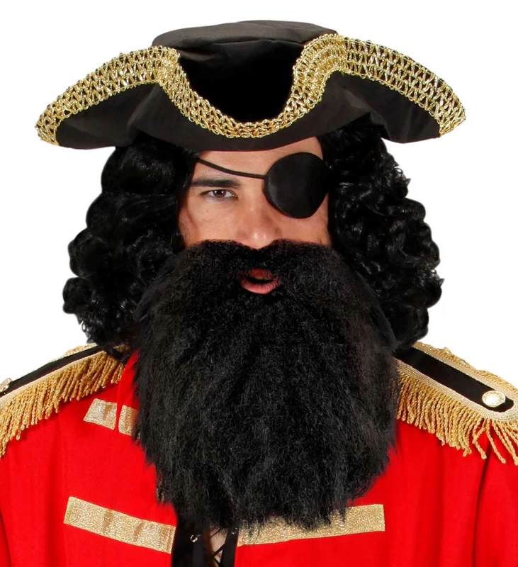 Μούσι με Μουστάκι Χαρακτήρων Μαύρο 317116 (Preview 5)