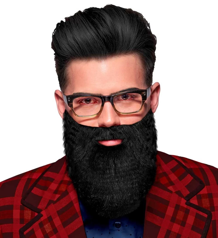 Μούσι με Μουστάκι Χαρακτήρων Μαύρο 317117 (Preview 4)