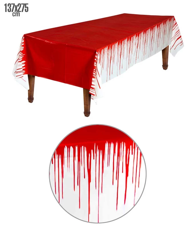 Halloween Τραπεζομάντηλο με Αίμα 137x275cm 317617 (Preview 1)