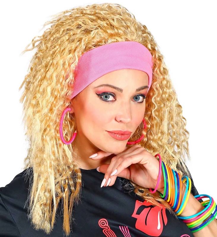 Αποκριάτικη Ξανθιά Περούκα Fashion με Κορδέλα 317315 (Preview 1)