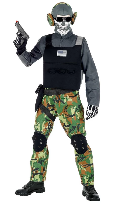 Αποκριάτικη Στολή Skeleton Soldier 0012 - 317297 (Preview 1)