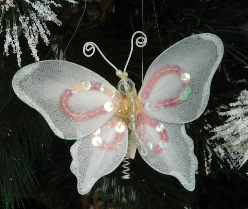 Πεταλούδα Υφασμάτινη Κρεμαστή 11.5x9.5cm 271817 (Preview 1)