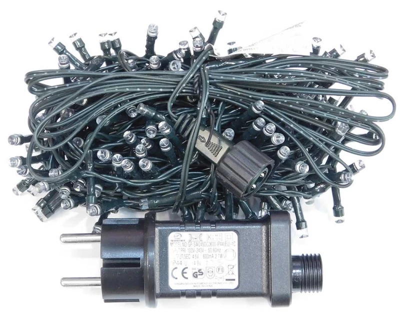 140 LED G/A Χριστουγεννιάτικα Φωτάκια με Πρόγραμμα 6.8m 236260 - IP44  (Preview 2)